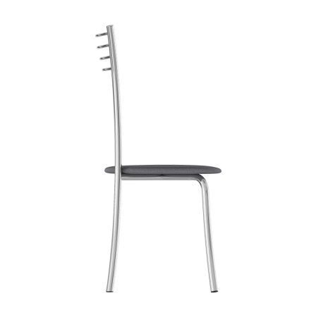 Комплект стульев Кассия (4 шт), хром рогожка серая